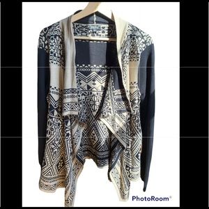 🍀 Lucky Brand waterfall front sweater 100% cotton